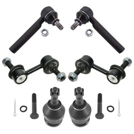 TRQ Front Steering & Suspension Kit Ball Joint Sway Bar Stabilizer Link Tie Rod Compatible with 2003-2013 Subaru Forester 2002-2016 Impreza 2005-2009 Legacy Outback