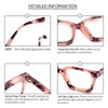 REAVEE 2 Pack Oprah Style Oversized Reading Glasses for Women