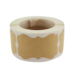 Speed mao Kraft Paper Blank Message Card Label Sticker Sticker Sticker 2 Pcs Set of 2