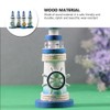 4pcs Mini Lighthouse The Office Decor Miniatures Lighthouse Wooden Lighthouse