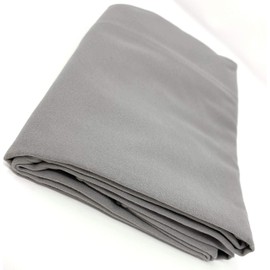 Microfibre Towel - 130x75cm - Highly Absorbent, Compact and Lightweight, Quick Drying, Perfect for Gym, Camping, Swimming, Travel, Yoga, Beach, Holiday (Grey, 130 x 75cm)