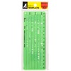 Shinwa Sokutei TE-6 Template Alphanumeric Symbol Ruler 66014