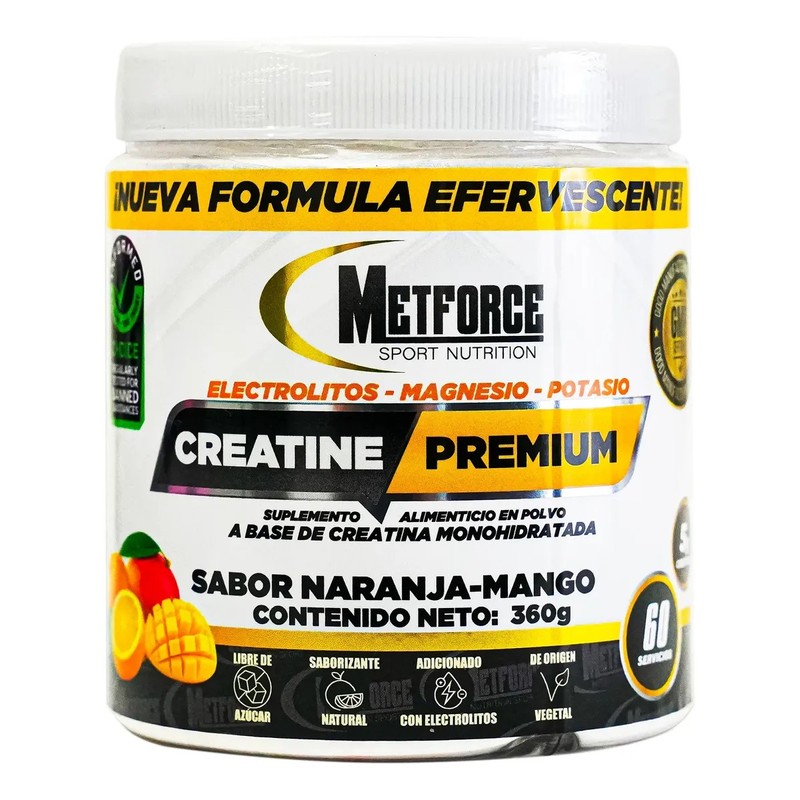 Creatina Efervescente Con Electrolitros 300g