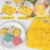 Kamehame Easter Lollipop Molds, Silicone Bunny Egg Butterfly Lollipop Molds