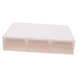 OHPHCALL Versatile Drawer Storage Case Desktop Organizer for Cosmetics Sundries Transparent Design for Bedroom Office Bathroom present Occasion