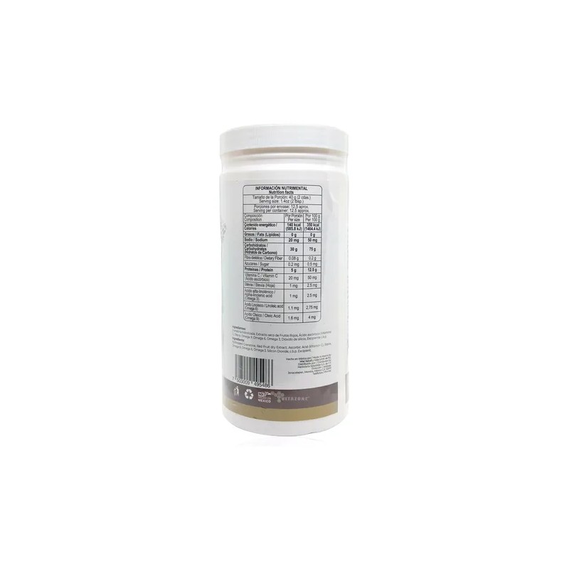 Grenetina Hidrolizada Sabor Frutos Rojos 100% Natural 500 Gr