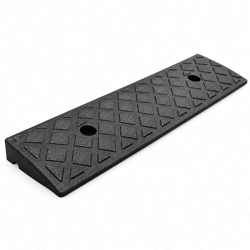 Plastic Kerb & Threshold Ramp – 1.18-Inch Rise, Textured Surface,