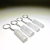 Selenite Crystal Keychain, Selenite Gemstone Keychain - PACK WITH 10