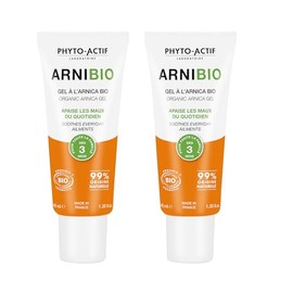 Phyto-actif | Arnibio | Organic Arnica Nail | Relieves Everyday Discomfort | Beats and Dents | From 3 Months | Aloe Vera | 99% Natural Ingredients | Made in France | 2 x 40 ml