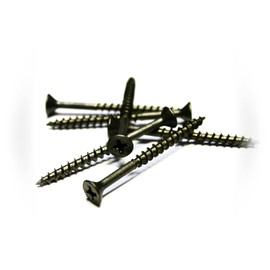 New Package of 100 (pcs) 9 x 2-1/2 Phillips Flat Head Wood Screws (Plain and Lubed) Set #TR-0517F Warranity by Pr-Mch