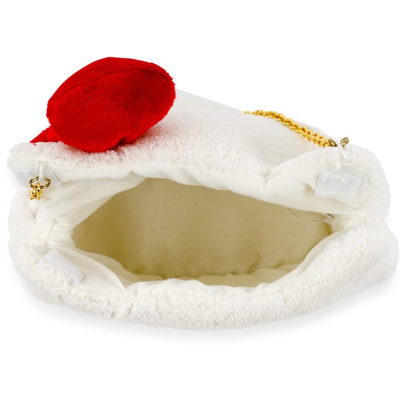 テーシーケース メガネケース ハローキティ ふわふわケース ホワイト SR-1800-FA シロ