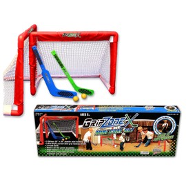 Grip Zone Fun Gripper Mini Hockey Goal Set 2-Nets and 2-Sticks by: Saturnian I