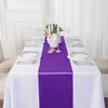 Flohar 12Pack Table Runner 12 x 108 Inches Satin Silk