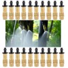 20 pcs Irrigation System Copper Nozzle Adjustable Spray Nozzle Garden