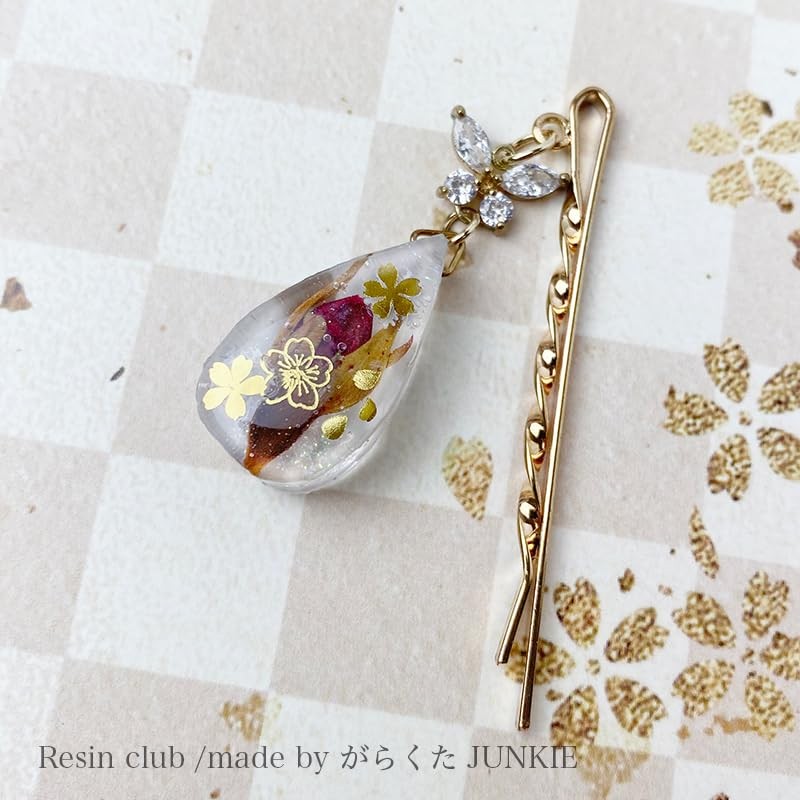 Resin Club Resin Seal, Cherry Blossom 6, Gold
