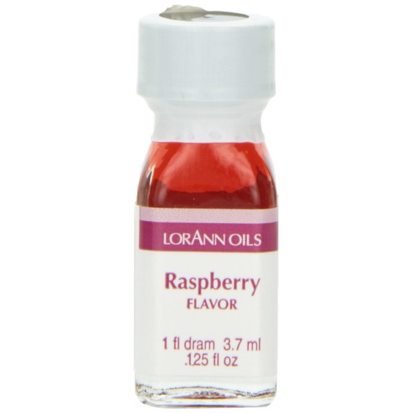 LorAnn Raspberry SS Flavor, 1 dram bottle (.0125 fl oz - 3.7ml - 1 teaspoon) - 12 Pack