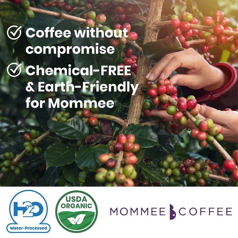 Mommee Coffee - Decaf | Low Acid, Organic, Fair Trade,