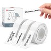 Phomemo White Labels for D30/Q30/Q31/Q30S Mini Label Printers, Compatible with