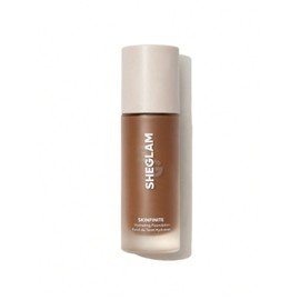 SHEGLAM Skinfinite Hydrating Foundation Flawless Dewy Foundation Hydrating Coverage Invisible Pore Concealer Pore-less Non-Greasy Lightweight Natural Soft Liquid Foundation-Sandalwood