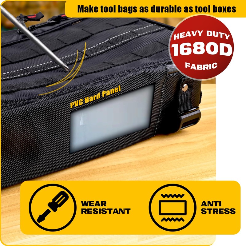 Hutexico 20" UTV Drive Belt Storage Bag, Large Capacity Roll