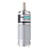 Black Silver Mini Gear Motor Low Noise High Torsion Robust