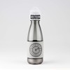 STATION D'HYDRATATION Wasserstation 04218010038 Reusable Bottle, PETG, Grey, Silver, One