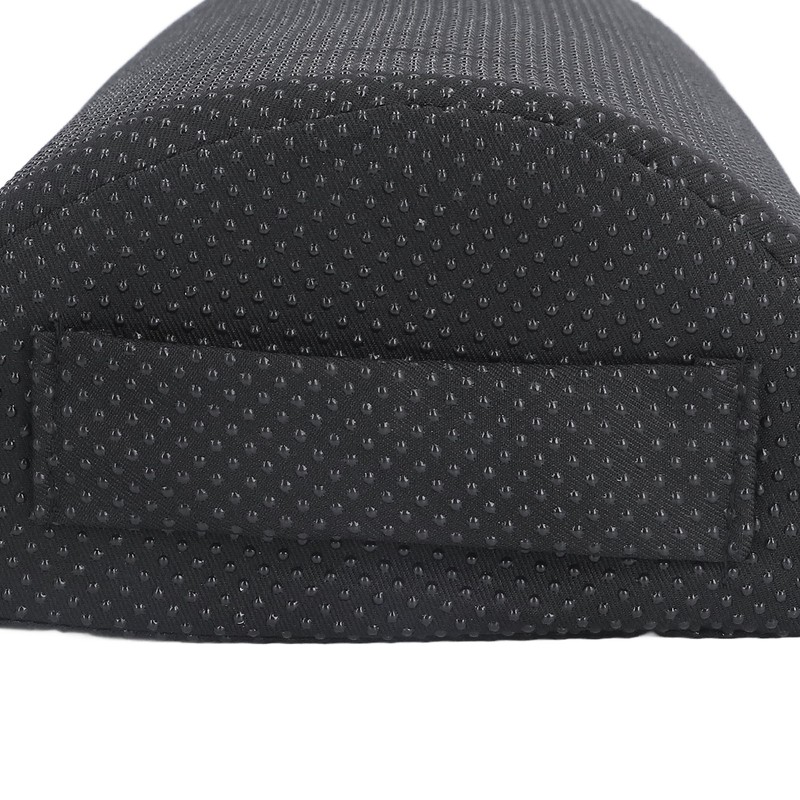 Under Desk Footrest Black Comfortable Relaxing Semi Circular Detachable Zipper