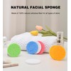 50-Count Compressed Face Sponges for Aestheticians, 100% Natural Cellulose Face