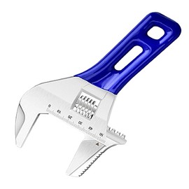 Wide Monkey Wrench, Monkey Wrench, Wide, Faucet Spanner, Water Supply Wrench, Lightweight, Adjustable, Multi-functional Spanner Repair, Work, Water Piping, Plumbing, Tool (Length 8.3 inches (210 mm),