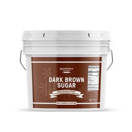 Unpretentious Dark Brown Sugar, Great for Baking, Rich Caramel Flavor, Sweetener (192 Ounces)