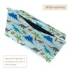 2 Pack Tissue Box Cover Holder, Dinosaurs Rectangle Leather Tissue