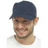 Tom Franks Lightweight Cap with Folding Peak Blue