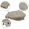 SecosAutoparts Tan Front Driver Side Bottom Perforated Microfiber Leather Replacement