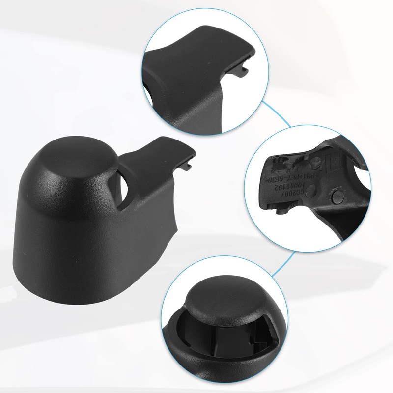 X AUTOHAUX Car Rear Windshield Wiper Arm Cover Cap Fit