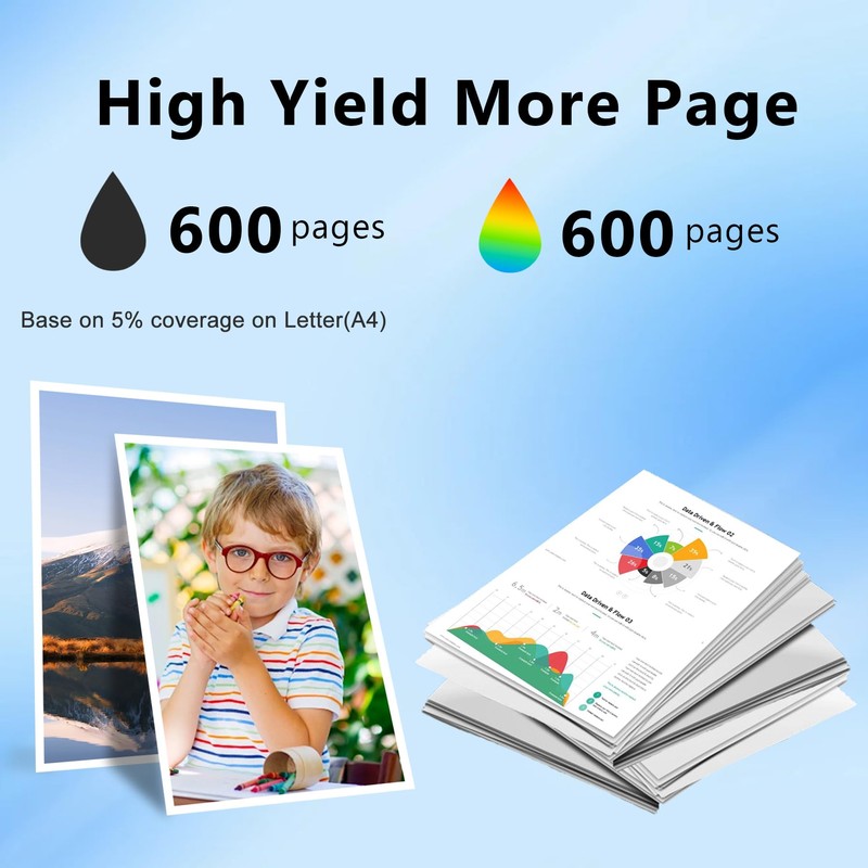 LC103 High Yield Ink Cartridges Replacement for Brother LC103XL LC101