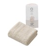 CBJAPAN Carari Earth Face Towel, 4x Water Absorbency Microfiber, Beige,