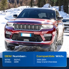ARANA Trunk Struts Lift Support for Jeep Grand Cherokee 1999-2004, Rear Hatch Replacement Shocks Fits 1999-2004 Jeep Grand Cherokee Base/Laredo/Limited/Overland/TSi Sport, 2 Pcs