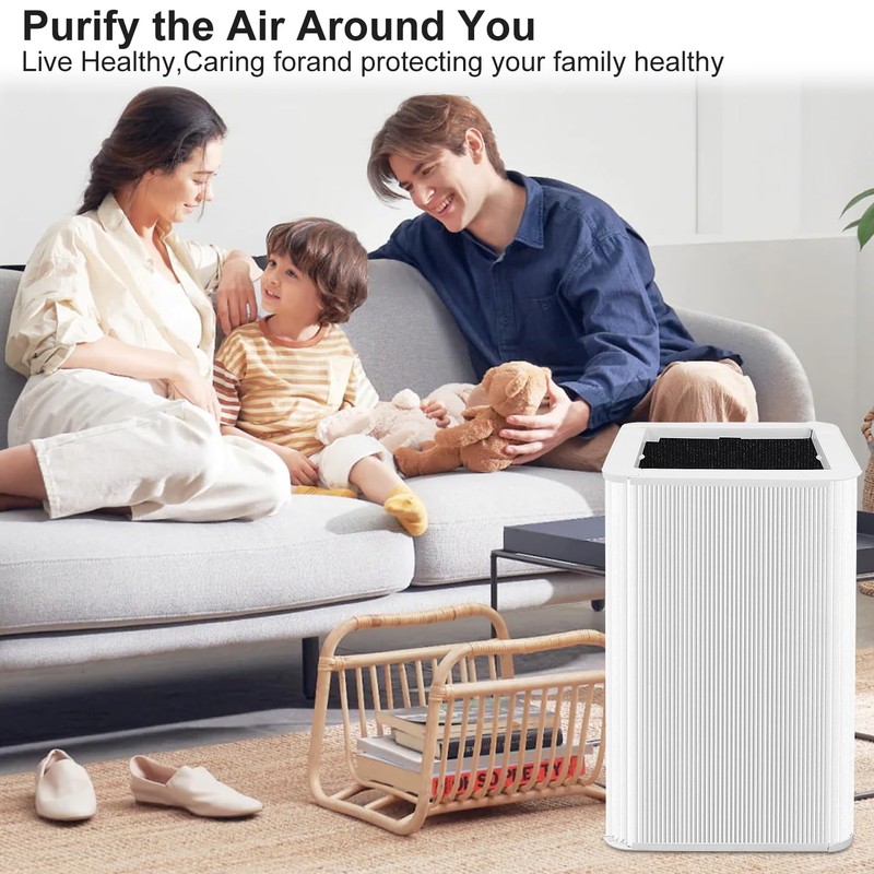 NXBHG Blue 121 Filter Replacement for Blueair 121, Foldable H13