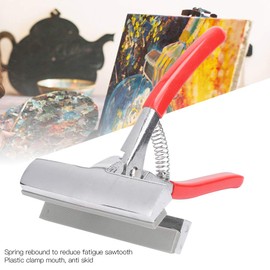 Joyzan Extra Wide Canvas Pliers, Stainless Steel Stretching Helper Red Padded Spring Return Handle Stretcher Bars Artist Framing Professional Tool Grip Clamp Art Oil Painting Upholstery Mating Jaws