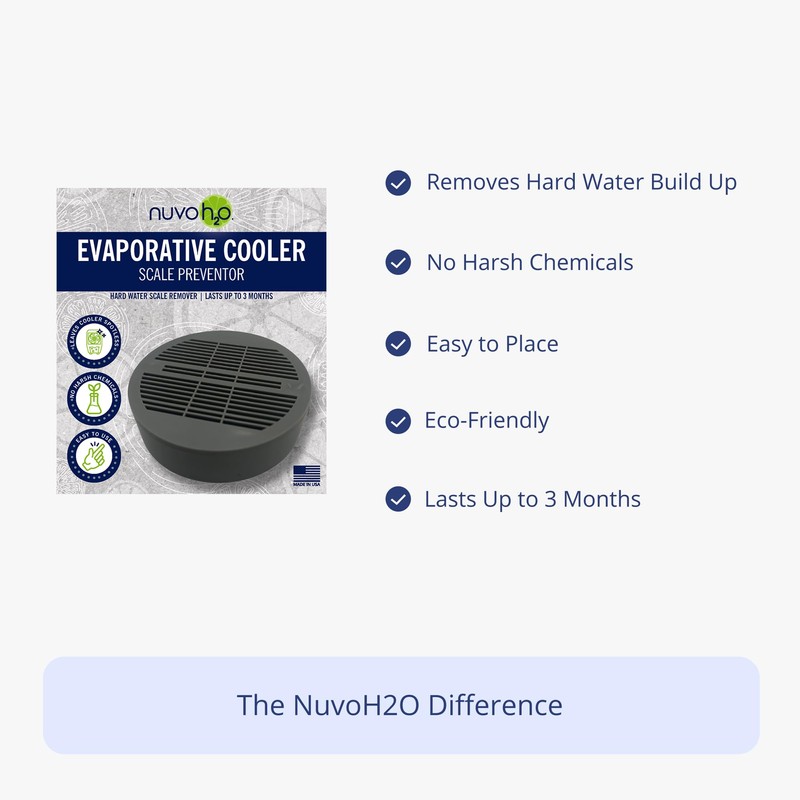 NUVO H2O Evaporative Cooler Scale Preventer Puck – Citrus Boost