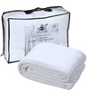HILLFAIR 100% Combed Cotton Blanket– California King Size Bed Blanket