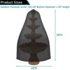 ZJYWSCH Outdoor Waterproof 40x50 Heavy Duty Garden Water Fountain Covers