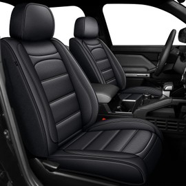 AOMSAZTO Seat Covers Fit for 2024 2025 Toyota Tacoma Truck Double Crew Cab Custom Truck Seat Covers Full Set(Black,5 Seats)