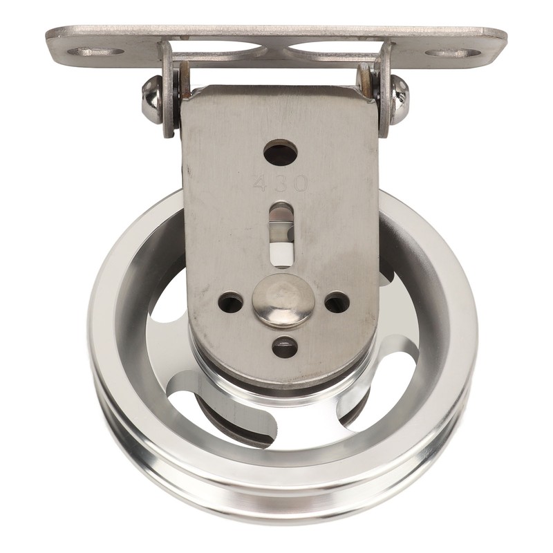 Pulley Wheel Bidirectional Rust Proof Silent Rotation Traction Wheel for