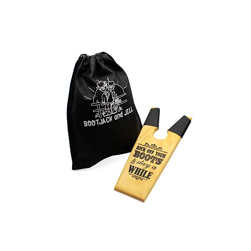 BootJack and Jill Wooden Pine Boot Jack, Boot and Shoe