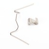 100pcs Greenhouse Glazing Clips Stainless Steel Z Fixing Clips W