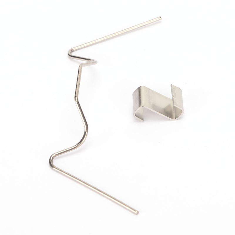 100pcs Greenhouse Glazing Clips Stainless Steel Z Fixing Clips W