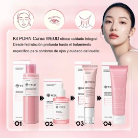 Kit Facial Weud Pdrn Antiedad Firmeza Y Luminosidad 4pzs