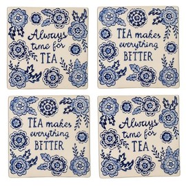 Sass & Belle Blue Willow Coasters