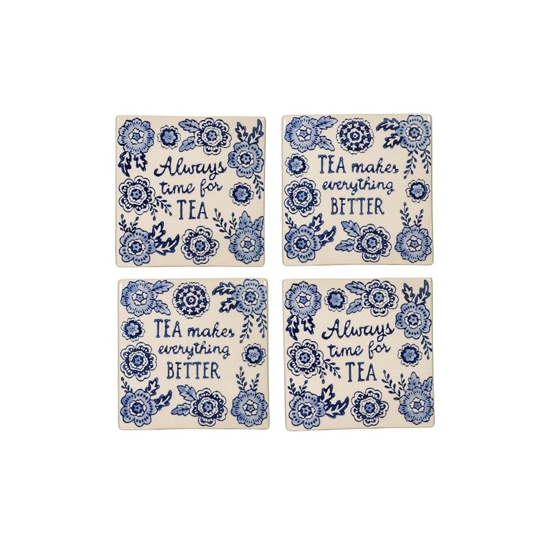 Sass & Belle Blue Willow Coasters